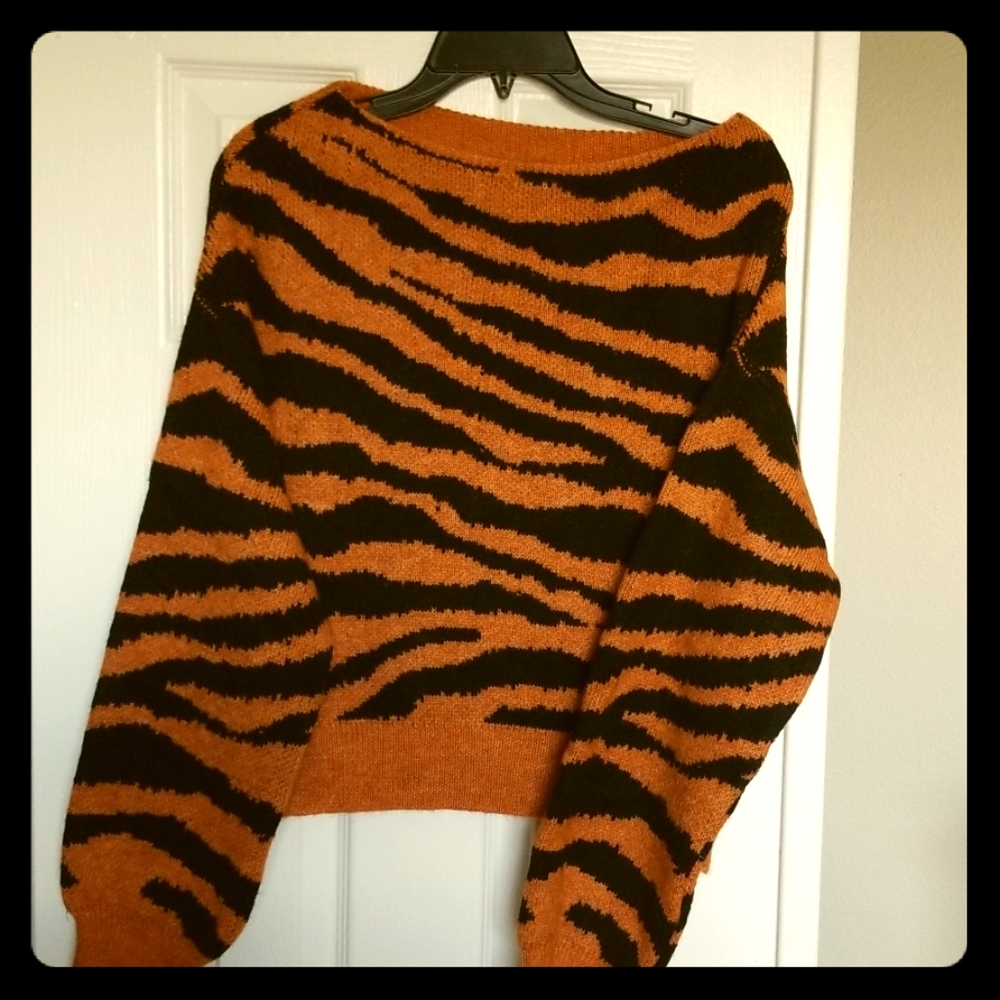 Tiger Patterned Sweater